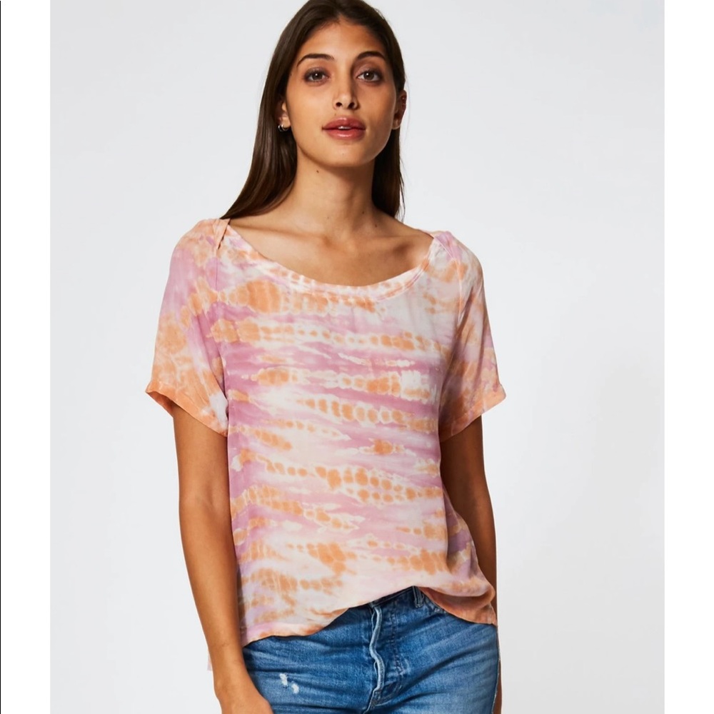 Young Fabulous and Broke YFB Celeste tee peach lg